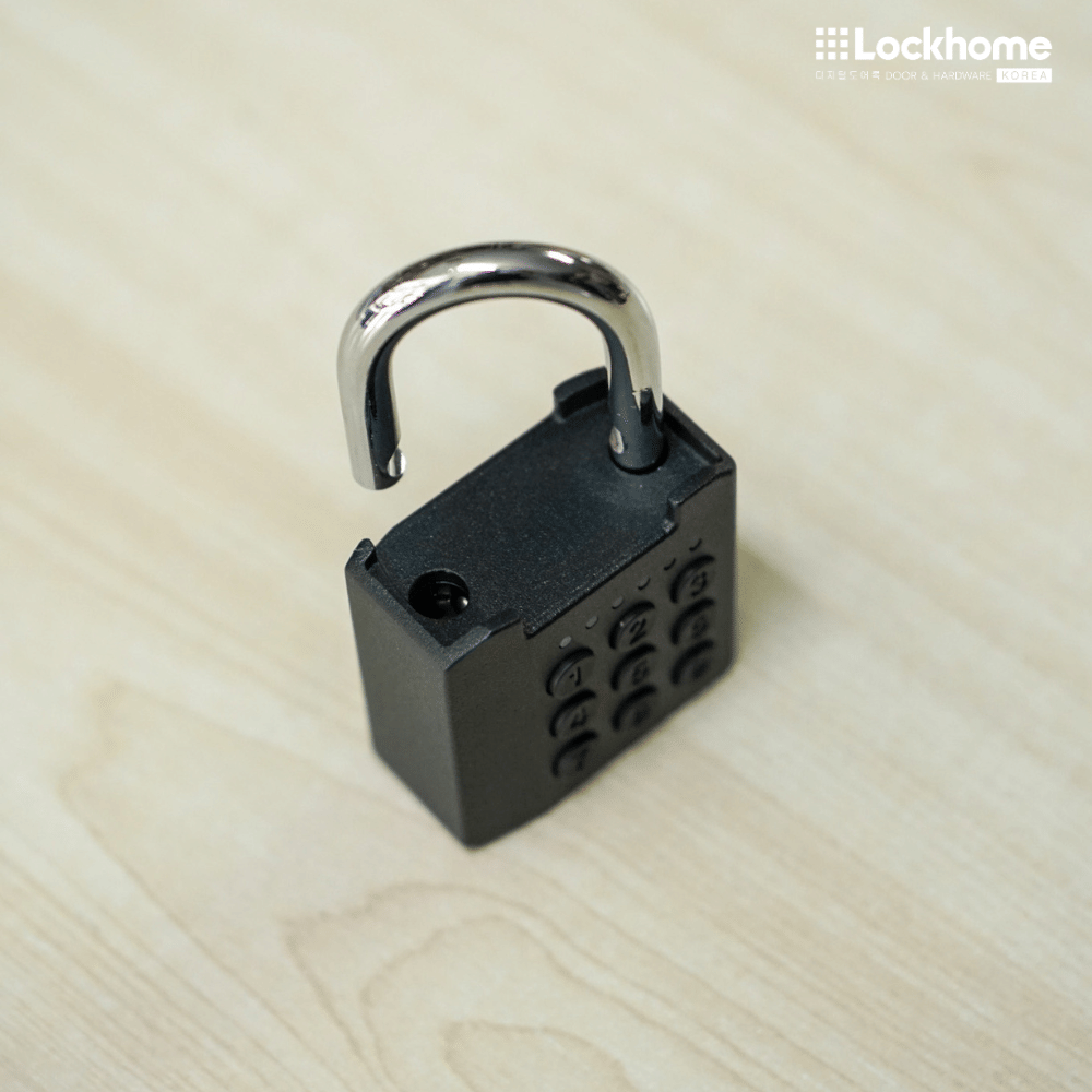 กุญแจคล้องสมาร์ทล็อก LOCKHOME รุ่น LH931 สีดำ กันน้ำ IPX5 พร้อมกุญแจฉุกเฉิน_5